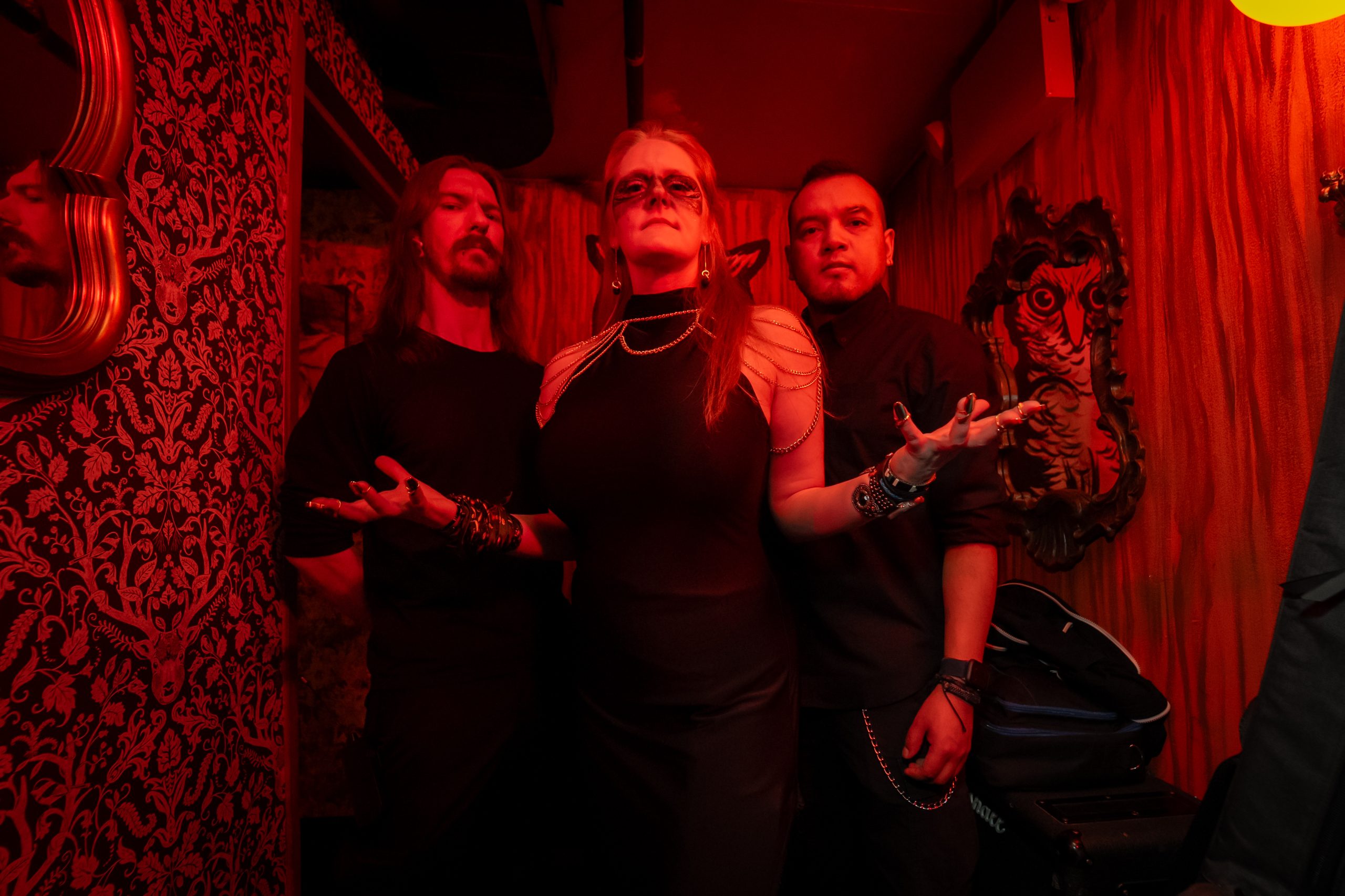 BLOODFATE, female-fronted symphonic power metal band from New York City, live on stage